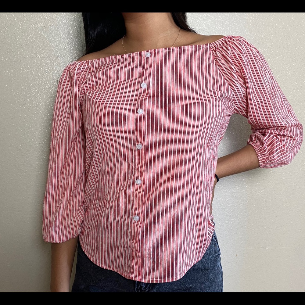 Off the shoulder shirt